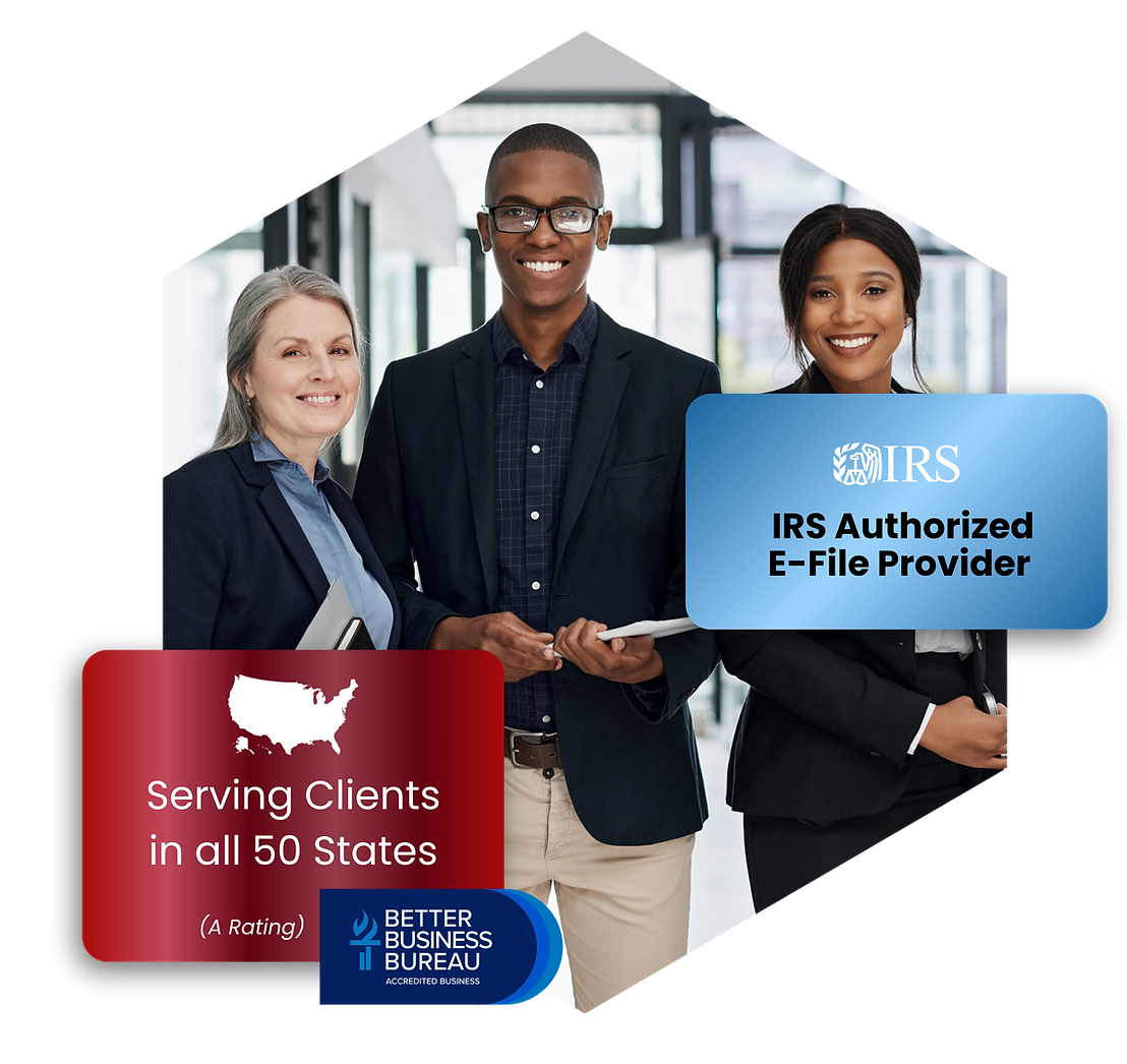 The Elite Pro-Tax team meeting with clients